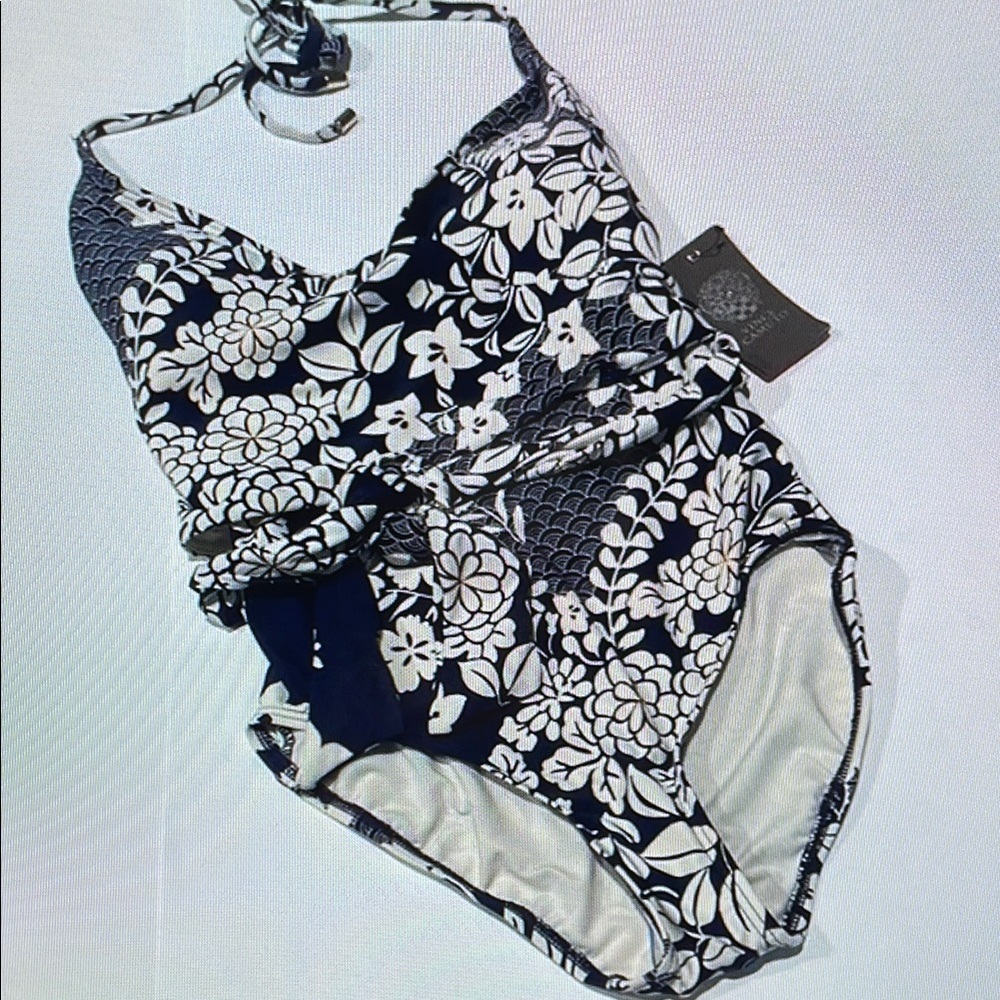 Floral Black and White Women's Intimate Set